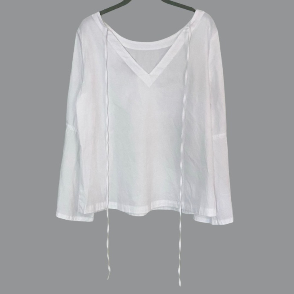 NWT Loft White Blouse Size M